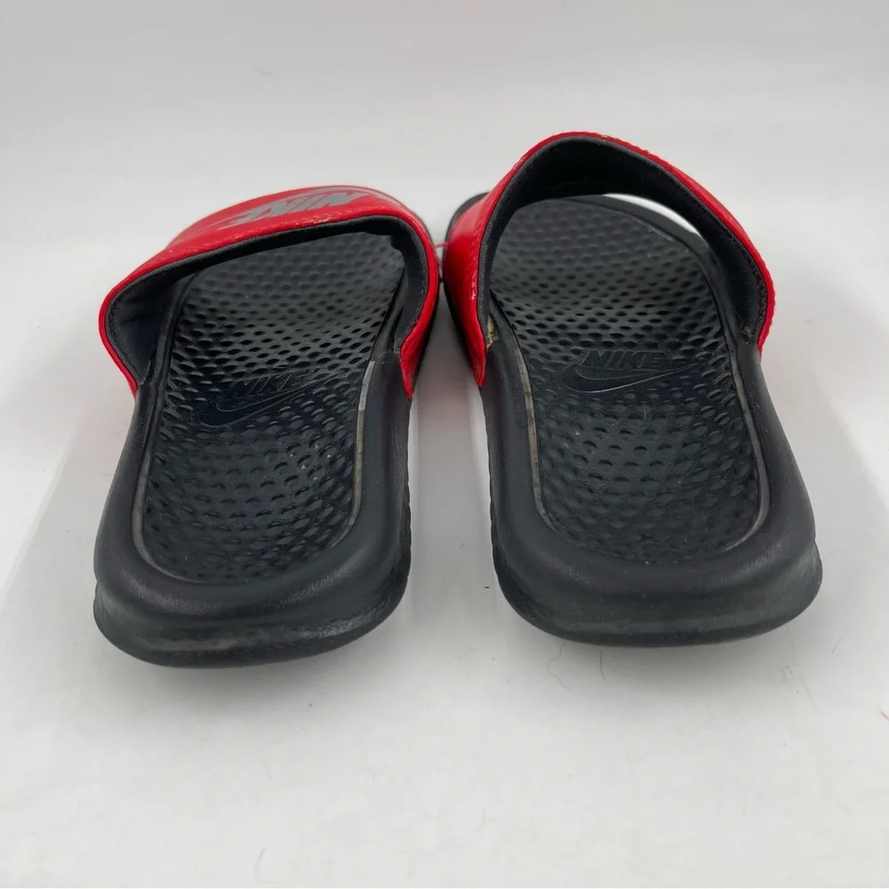 Nike Red and Black Kids Slide Sandals